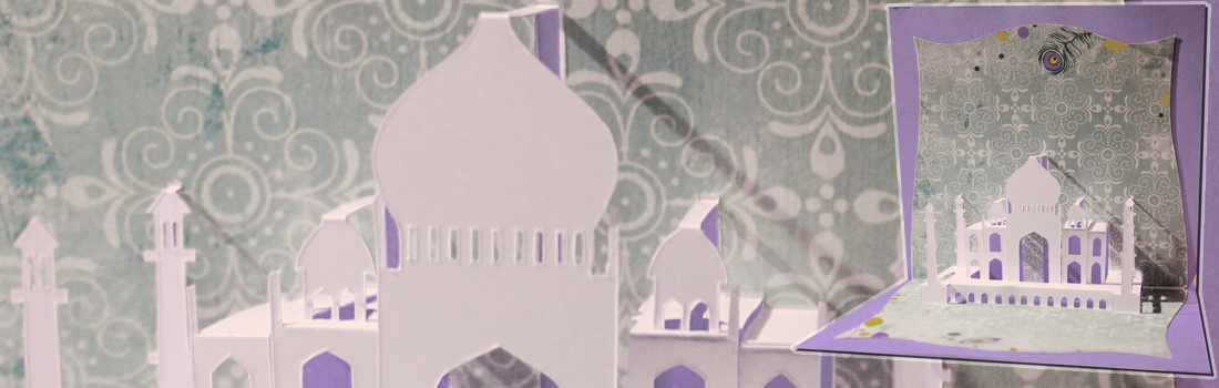Taj Mahal en kirigami